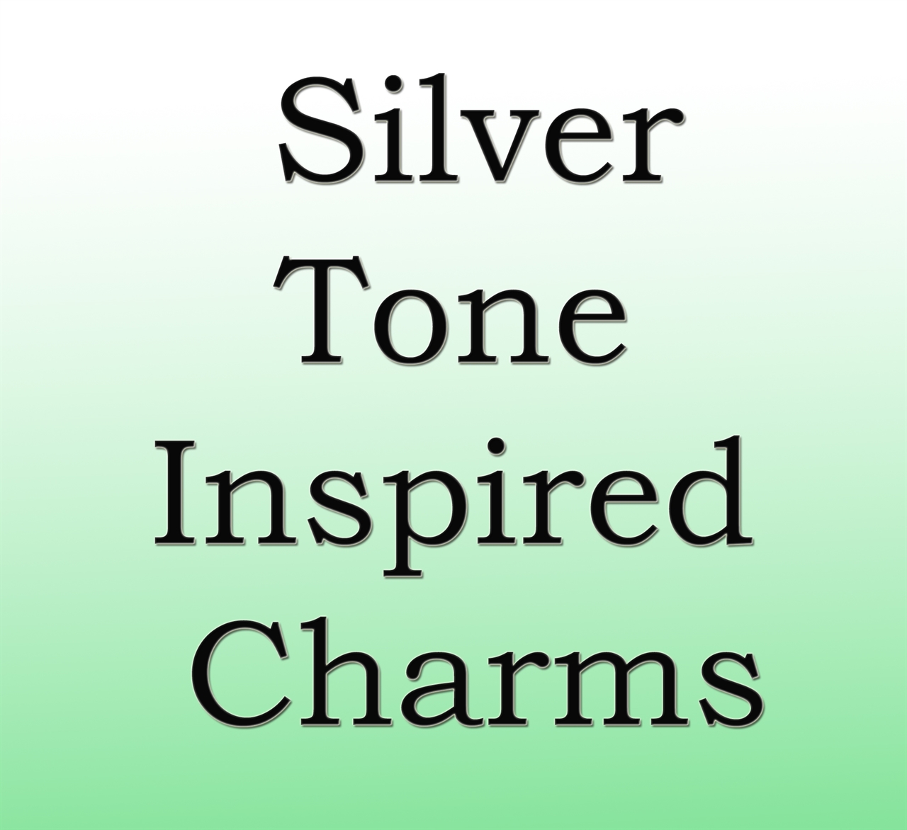 Silver Tone Inspired Charms