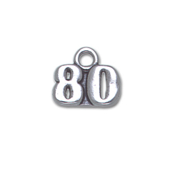 Sterling Silver 80 Charm