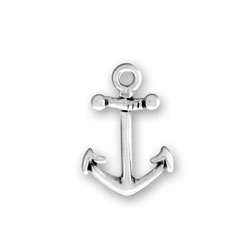 Sterling Silver Anchor Charm Small