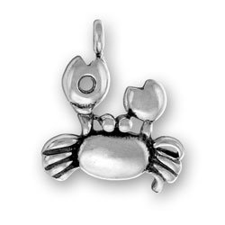 free ship 180 pieces tibetan silver crab charms 17x15mm #4213 