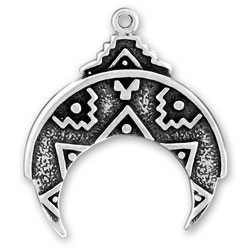 Sterling Silver Crescent Charm