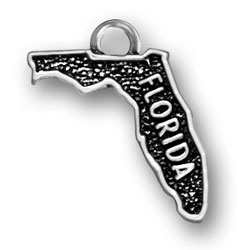 Sterling Silver Florida Charm