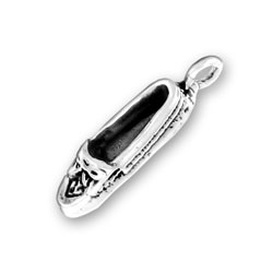 Sterling Silver Moccasin Charm