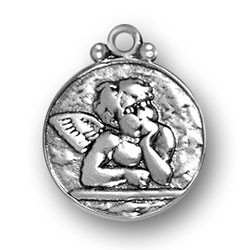 Sterling Silver Raphael's Angel Charm