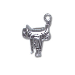 Sterling Silver Saddle Charm