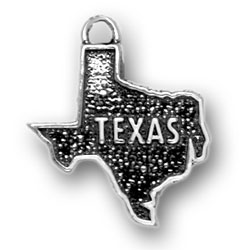 Texas Sterling Silver Charm for bracelet or necklace