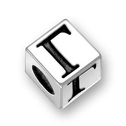 Greek Alphabet Letter - Gamma Charm Sterling Silver - Made in the USA Greek Alphabet Letter - Gamma Charm Sterling Silver - Made in the USA