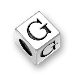 Alphabet Letter C Charm Sterling Silver - Made in the USA Alphabet Letter C Charm Sterling Silver - Made in the USA